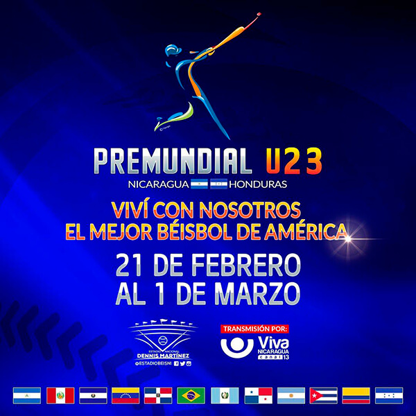 Todo listo para el Premundial Sub23 de béisbol en Managua